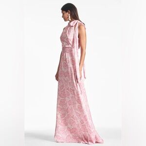Sachin And Babi New Kayla Gown In Rouge Damask Rose Size 12